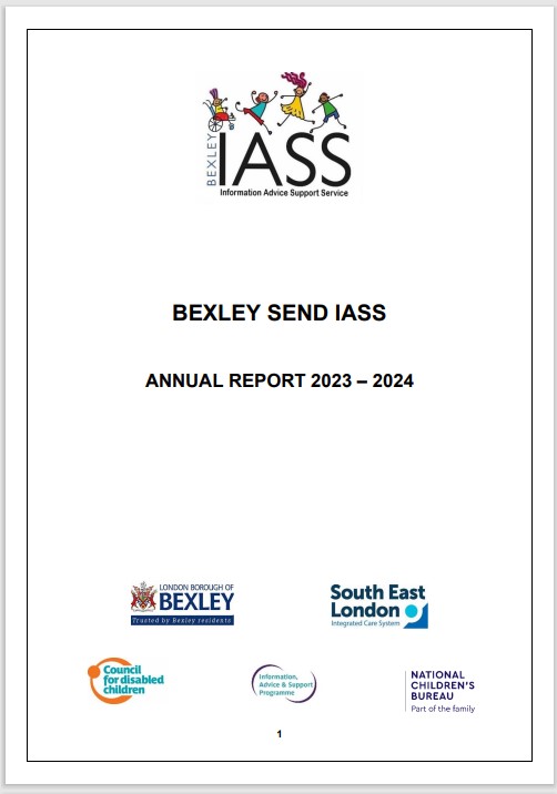 image of annual report front page